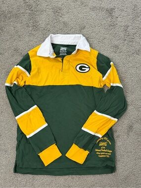 NFL Green Bay Packers Boy's Polo Shirt Size M (10-12)